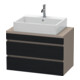 Duravit Meuble sous-lavabo Com DuraStyle 80x47,8 cm, blanc mat, 2 tiroirs-1