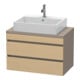 Duravit Meuble sous-lavabo Com DuraStyle 80x47,8 cm, blanc mat, 2 tiroirs-1