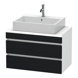 Duravit Meuble sous-lavabo Com DuraStyle 80x47,8 cm, blanc œuf/blanc, 2 tiroirs