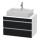 Duravit Meuble sous-lavabo Com DuraStyle 80x47,8 cm, blanc œuf/blanc, 2 tiroirs-1