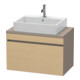 Duravit Meuble sous-lavabo Com DuraStyle 80x47,8 cm, blanc œuf mat, 1 tiroir-1