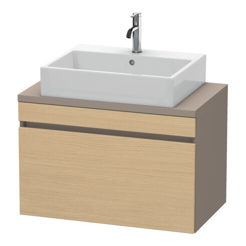 Duravit Meuble sous-lavabo Com DuraStyle 80x47,8 cm, blanc œuf mat, 1 tiroir
