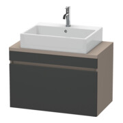 Duravit Meuble sous-lavabo Com DuraStyle 80x47,8 cm, gris m/bas ma, f Kons, 1 tiroir