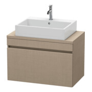 Duravit Meuble sous-lavabo Com DuraStyle 80x47,8 cm, lin, pour console, 1 tiroir-1