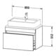Duravit Meuble sous lavabo Com DuraStyle 80x47,8 cm, N nat/b ma, f Kons, 1 tiroir-4
