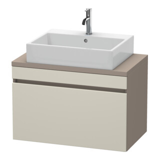 Duravit Meuble sous-lavabo Com DuraStyle 80x47,8 cm, taupe/mat, 1 tiroir