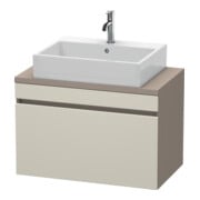 Duravit Meuble sous-lavabo Com DuraStyle 80x47,8 cm, taupe/mat, 1 tiroir