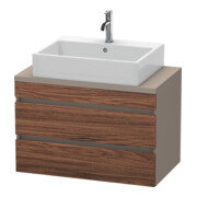 Duravit Meuble sous lavabo Com DuraStyle 80x47,8cm, N dk/b ma, avec 2 tiroirs