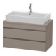 Duravit Meuble sous lavabo Com DuraStyle 90x47,8 cm, bas, mat, f Kons, 2 tiroirs-1