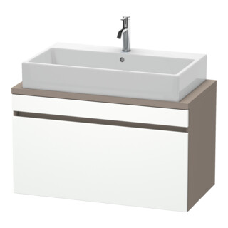 Duravit Meuble sous lavabo Com DuraStyle 90x47,8 cm, blanc, 1 tiroir