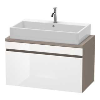 Duravit Meuble sous lavabo Com DuraStyle 90x47,8 cm, blanc, 1 tiroir