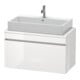 Duravit Meuble sous lavabo Com DuraStyle 90x47,8 cm, blanc mat, 1 tiroir-3