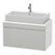 Duravit Meuble sous lavabo Com DuraStyle 90x47,8 cm, blanc mat, 1 tiroir-1