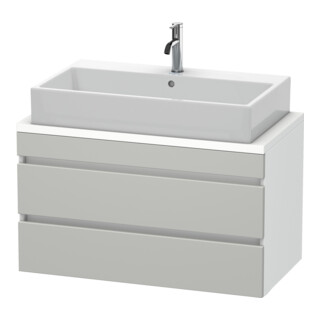 Duravit Meuble sous-lavabo Com DuraStyle 90x47,8 cm, blanc mat, 2 tiroirs