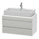 Duravit Meuble sous-lavabo Com DuraStyle 90x47,8 cm, blanc mat, 2 tiroirs-1