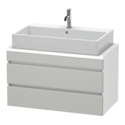 Duravit Meuble sous-lavabo Com DuraStyle 90x47,8 cm, blanc mat, 2 tiroirs