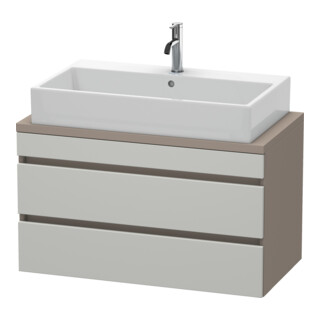 Duravit Meuble sous-lavabo Com DuraStyle 90x47,8 cm, blanc mat, 2 tiroirs