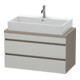 Duravit Meuble sous-lavabo Com DuraStyle 90x47,8 cm, blanc mat, 2 tiroirs-1