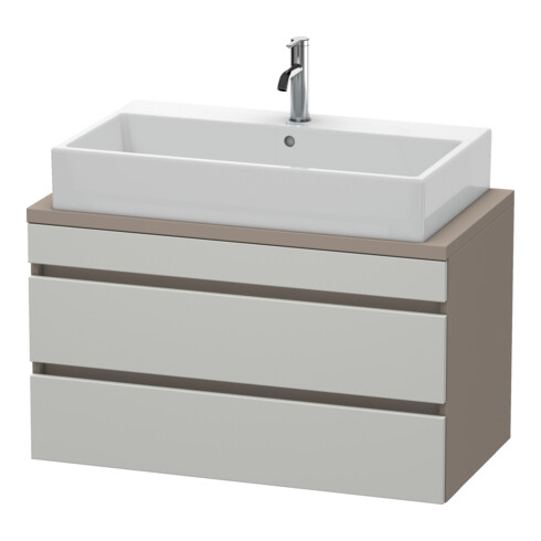 Duravit Meuble sous-lavabo Com DuraStyle 90x47,8 cm, blanc mat, 2 tiroirs