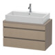 Duravit Meuble sous-lavabo Com DuraStyle 90x47,8 cm, blanc mat, 2 tiroirs-1