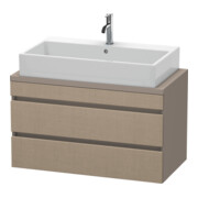 Duravit Meuble sous-lavabo Com DuraStyle 90x47,8 cm, blanc mat, 2 tiroirs