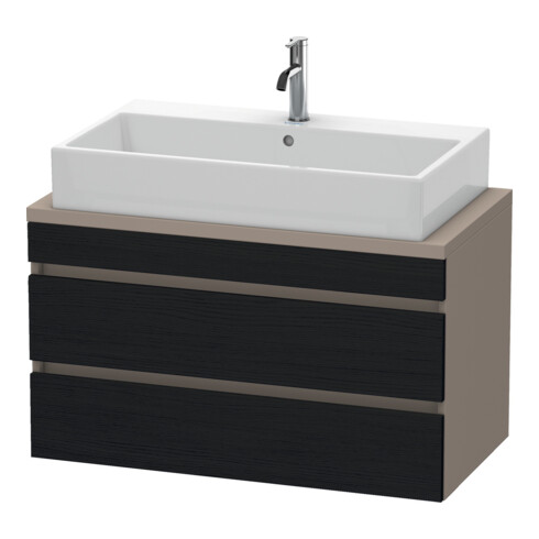Duravit Meuble sous lavabo Com DuraStyle 90x47,8 cm, blanc mat, 2 tiroirs