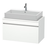 Duravit Meuble sous-lavabo Com DuraStyle 90x47,8 cm, blanc mat, pour console, 1 tiroir