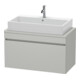 Duravit Meuble sous-lavabo Com DuraStyle 90x47,8 cm, gris béton, f Kons, 1 tiroir-1