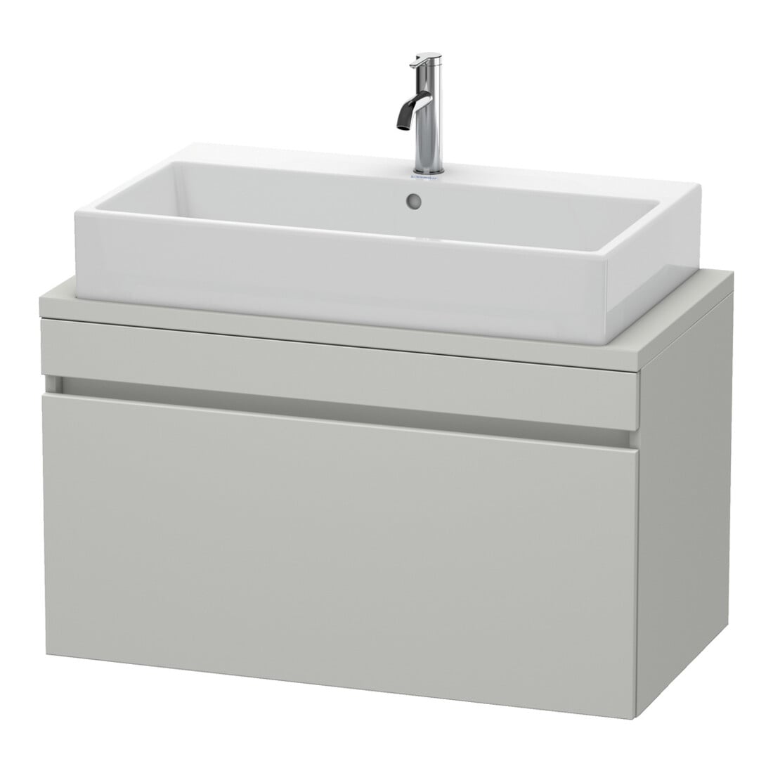 Duravit Meuble sous-lavabo Com DuraStyle 90x47,8 cm, gris béton, f Kons, 1 tiroir