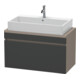 Duravit Meuble sous-lavabo Com DuraStyle 90x47,8 cm, gris mat/bas, avec 1 tiroir-1