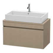Duravit Meuble sous-lavabo Com DuraStyle 90x47,8 cm, lin, pour console, 1 tiroir