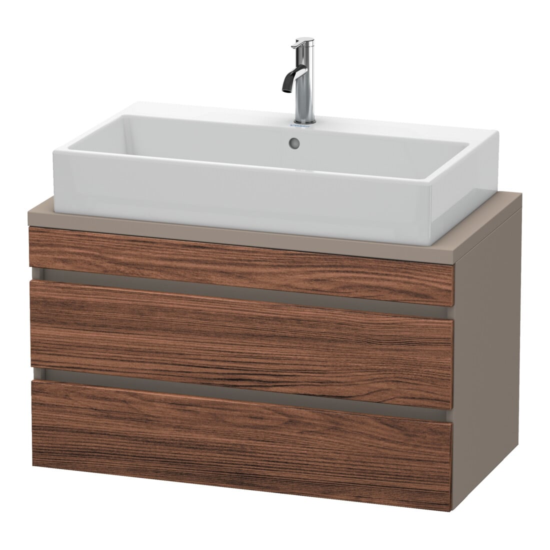 Duravit Meuble sous-lavabo Com DuraStyle 90x47,8 cm, N dk/b ma, avec console, 2 tiroirs
