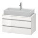 Duravit Meuble sous-lavabo Com DuraStyle 90x47,8 cm, N nat/b ma, avec 2 tiroirs