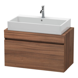 Duravit Meuble sous-lavabo Com DuraStyle 90x47,8 cm, noyer naturel, pour console, 1 tiroir