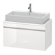 Duravit Meuble sous-lavabo Com DuraStyle 90x47,8cm, blanc brillant/mat, 1 tiroir-1