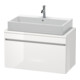 Duravit Meuble sous-lavabo Com DuraStyle 90x47,8cm, blanc mat, 1 tiroir
