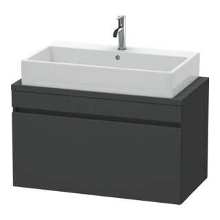 Duravit Meuble sous-lavabo Com DuraStyle 90x47,8cm, graph ma, avec console, 1 tiroir