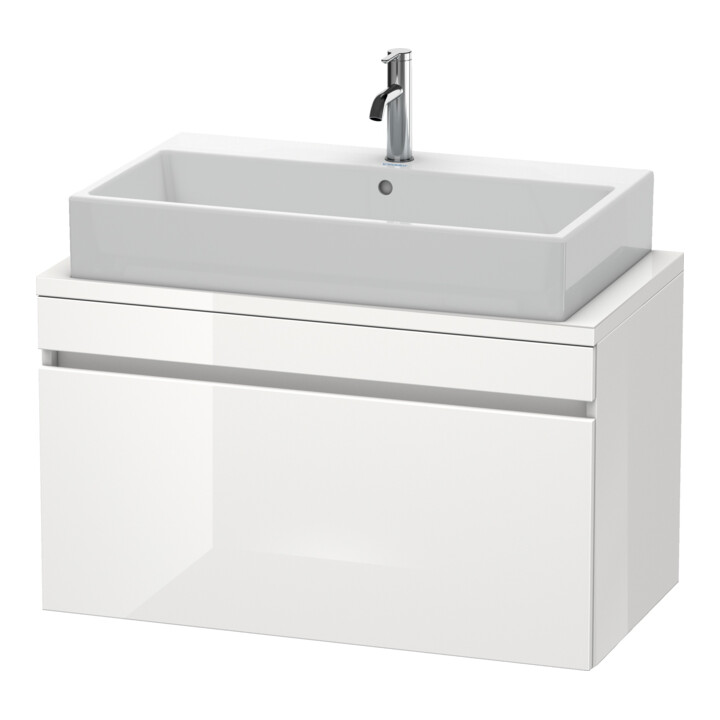 Duravit Meuble sous-lavabo Com DuraStyle 90x47,8cm, graph ma, avec console, 1 tiroir