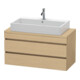 Duravit Meuble sous-lavabo Comp DuraStyle 100x47,8 cm, chêne naturel, 2 tiroirs-1