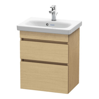 Duravit Meuble sous lavabo Comp DuraStyle 50x36,8 cm, chêne naturel, 2 tiroirs, suspendu