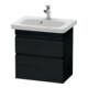 Duravit Meuble sous-lavabo Comp DuraStyle 58x36,8 cm, blanc œuf, 2 tiroirs, suspendu-1