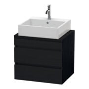 Duravit Meuble sous-lavabo Comp DuraStyle 60x47,8 cm, blanc œuf, 2 tiroirs, suspension