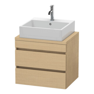 Duravit Meuble sous lavabo Comp DuraStyle 60x47,8 cm, chêne naturel, 2 tiroirs