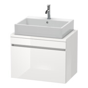 Duravit Meuble sous lavabo Comp DuraStyle 70x47,8 cm, blanc œuf, 1 tiroir, pour console-3