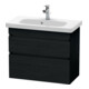 Duravit Meuble sous lavabo Comp DuraStyle 73x36,8 cm, blanc œuf, 2 tiroirs, suspendu-1