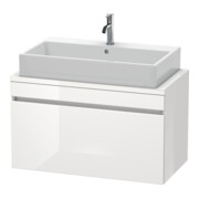 Duravit Meuble sous lavabo Comp DuraStyle 90x47,8 cm, blanc œuf, pour console, 1 tiroir-3