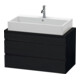 Duravit Meuble sous-lavabo Comp DuraStyle 90x47,8 cm, blanc œuf, pour console, 2 tiroirs-1