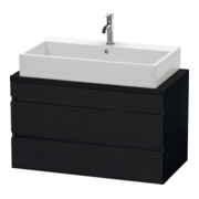 Duravit Meuble sous-lavabo Comp DuraStyle 90x47,8 cm, blanc œuf, pour console, 2 tiroirs