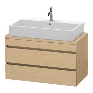 Duravit Meuble sous lavabo Comp DuraStyle 90x47,8 cm, chêne naturel, 2 tiroirs