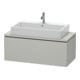 Duravit Meuble sous lavabo Compact L-Cube 102x47,7 cm, béton gris, f Kons, 1 tiroir-1